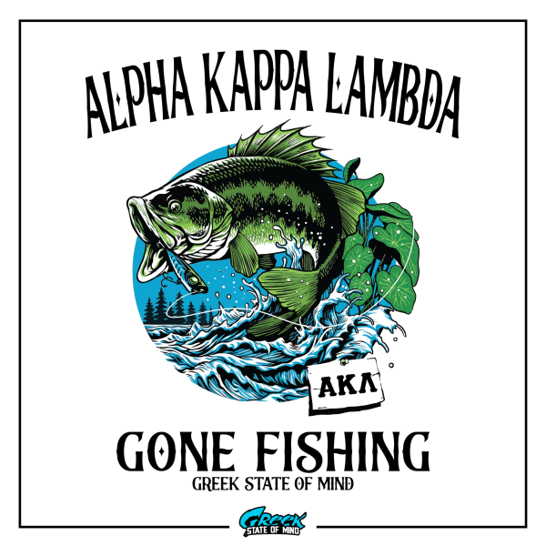 Alpha Kappa Lambda Graphic T-Shirt | Gone Fishing For Cheap