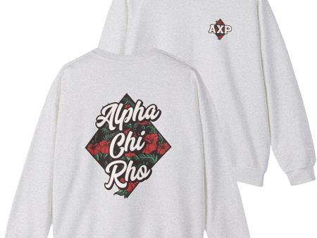 Alpha Chi Rho Graphic Crewneck Sweatshirt | Aloha Online Sale