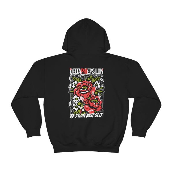 Delta Phi Epsilon Graphic Hoodie | Grunge Roses For Discount