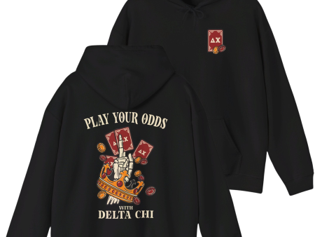 Delta Chi Graphic Hoodie | Play Your Odds Sale