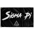 Sigma Pi Fighter Flag | Black and White For Cheap