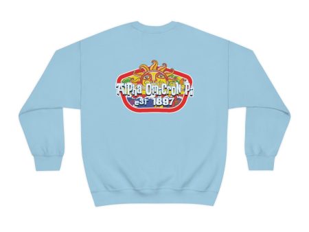 Alpha Omicron Pi Graphic Crewneck Sweatshirt | Summer Sol Online