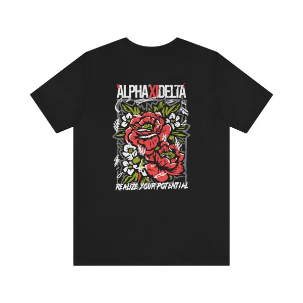 Alpha Xi Delta Graphic T-Shirt | Grunge Roses Online