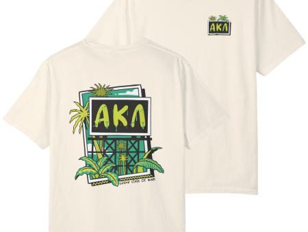 Alpha Kappa Lambda Graphic T-Shirt | Tropical Billboard Online Hot Sale