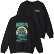 Acacia Graphic Crewneck Sweatshirt | Good Vibes Only Cheap