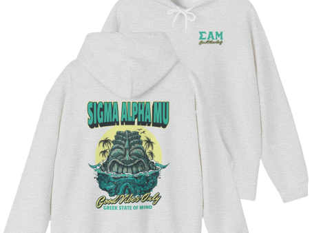 Sigma Alpha Mu Graphic Hoodie | Good Vibes Only Cheap