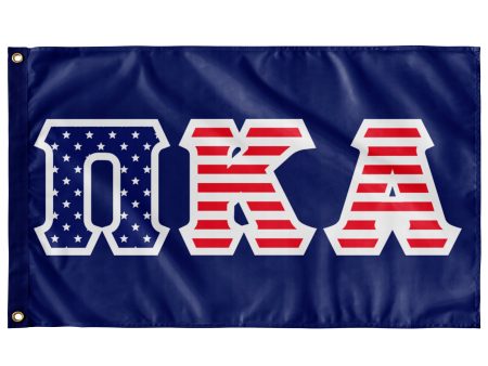 Pi Kappa Alpha American Letter Flag Online now