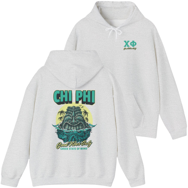 Chi Phi Graphic Hoodie | Good Vibes Only Online Sale