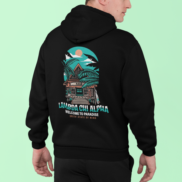 Lambda Chi Alpha Graphic Hoodie | Welcome to Paradise Supply