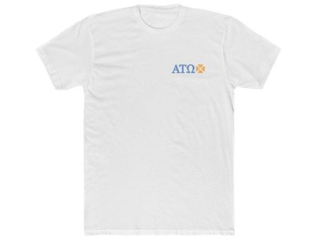 Alpha Tau Omega Graphic T-Shirt | ATO Letter Logo LC For Cheap