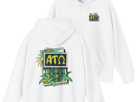 Alpha Tau Omega Graphic Hoodie | Tropical Billboard Online Hot Sale