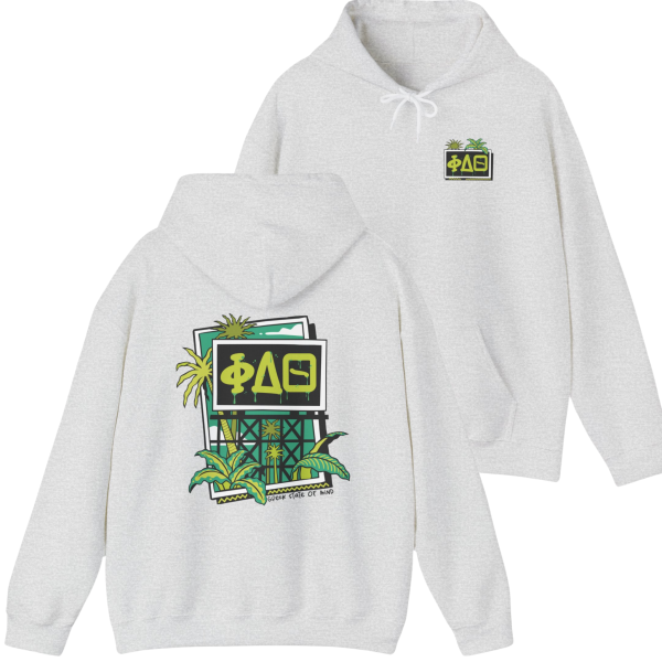 Phi Delta Theta Graphic Hoodie | Tropical Billboard Online