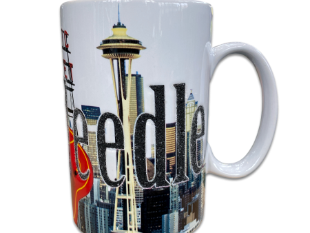 Etched Stone Seattle Skyline Mug Online Hot Sale