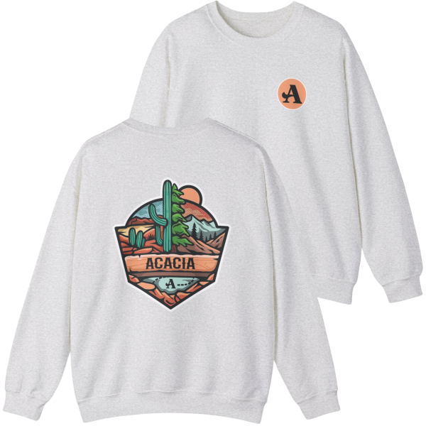 Acacia Graphic Crewneck Sweatshirt | Desert Mountains Online