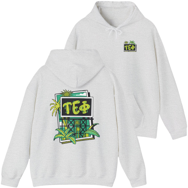 Tau Epsilon Phi Graphic Hoodie | Tropical Billboard Online Sale