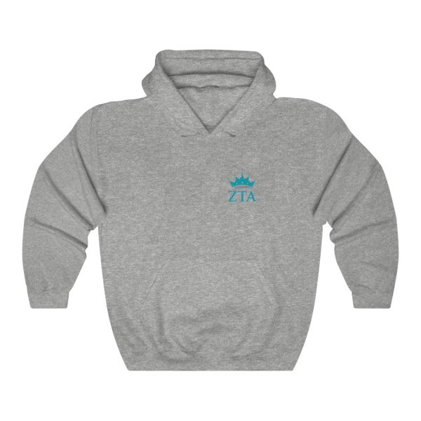 Zeta Tau Alpha Graphic Hoodie | ZTA Crown LC For Sale