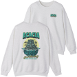 Acacia Graphic Crewneck Sweatshirt | Good Vibes Only Cheap