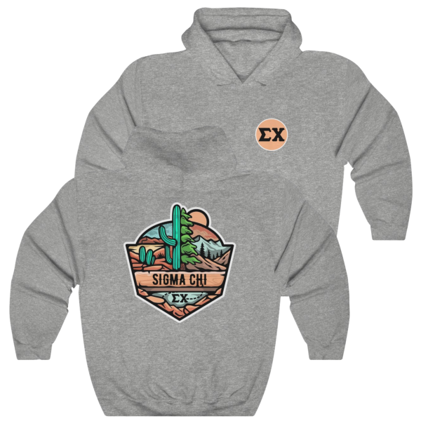 Sigma Chi Graphic Hoodie | Desert Mountains Online