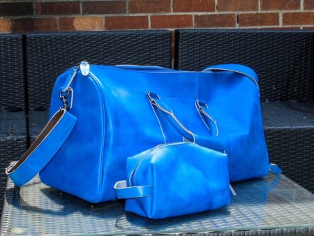 Sigma Genuine Leather Embossed Dopp Bag Online