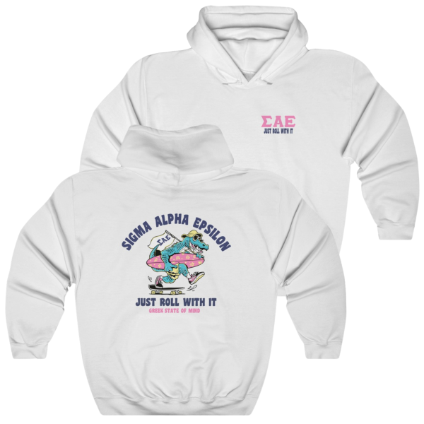 Sigma Alpha Epsilon Graphic Hoodie | Alligator Skater Sale