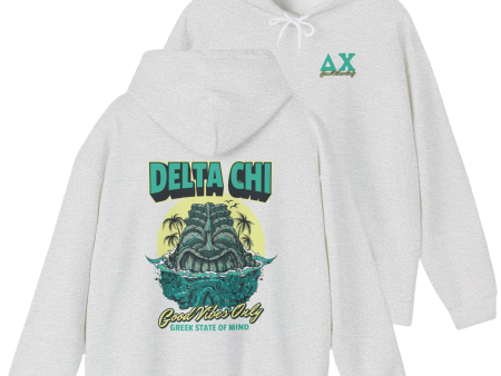 Delta Chi Graphic Hoodie | Good Vibes Only Discount