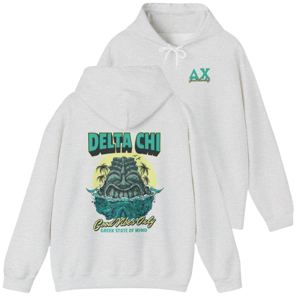 Delta Chi Graphic Hoodie | Good Vibes Only Discount