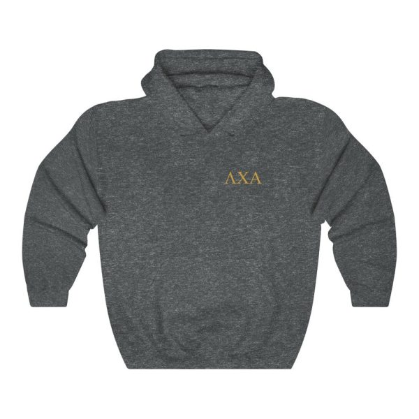 Lambda Chi Alpha Graphic Hoodie  | Gold Letters LC Discount