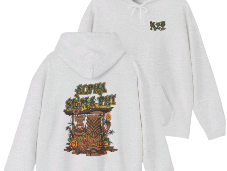 Alpha Sigma Phi Graphic Hoodie | Tiki Time Hot on Sale