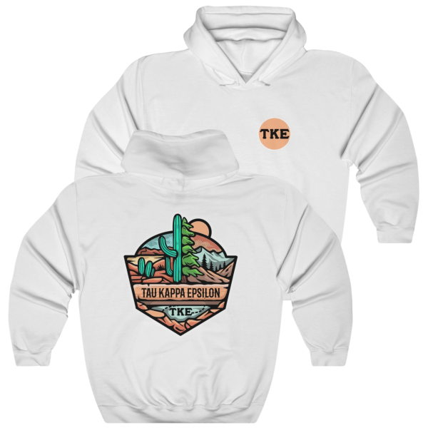 Tau Kappa Epsilon Graphic Hoodie | Desert Mountains Fashion