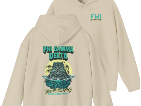 Phi Gamma Delta Graphic Hoodie | Good Vibes Only For Sale