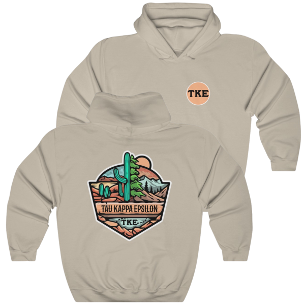 Tau Kappa Epsilon Graphic Hoodie | Desert Mountains Fashion