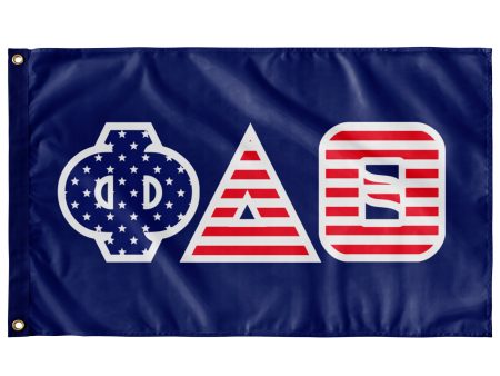 Phi Delta Theta American Letter Flag on Sale