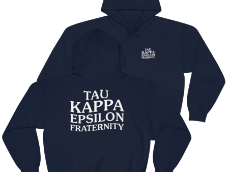 Tau Kappa Epsilon Graphic Hoodie | TKE Social Club For Discount