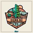 Sigma Nu Graphic Hoodie | Desert Mountains For Cheap