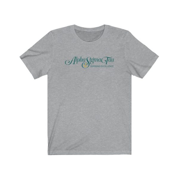 Alpha Sigma Tau Graphic T-Shirt | Defining Excellence Logo Online now