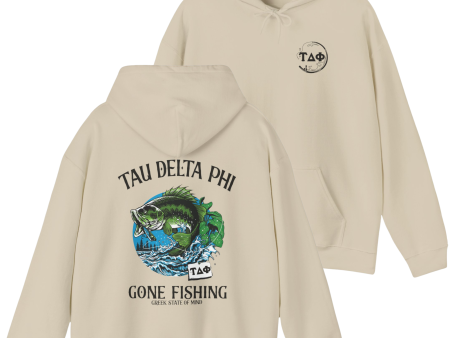 Tau Delta Phi Graphic Hoodie | Gone Fishing Discount