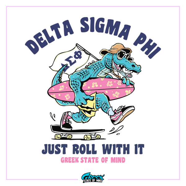 Delta Sigma Phi Graphic Hoodie | Alligator Skater Online now