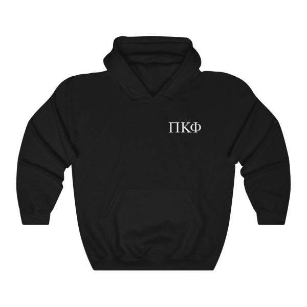 Pi Kappa Phi Graphic Hoodie | White Greek Letter LC Online