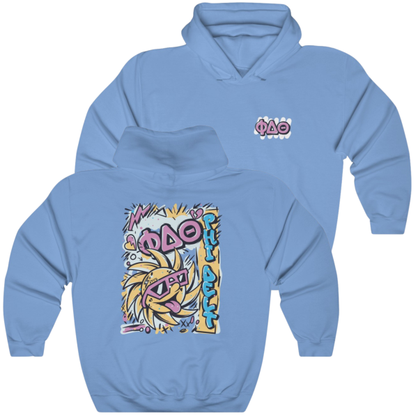 Phi Delta Theta Graphic Hoodie | Fun in the Sun Online Sale