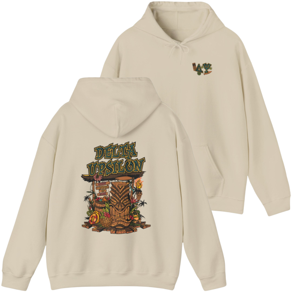 Delta Upsilon Graphic Hoodie | Tiki Time Fashion