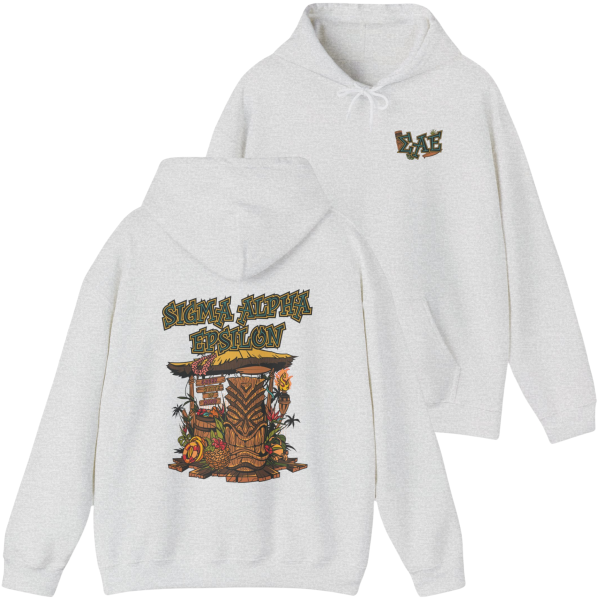 Sigma Alpha Epsilon Graphic Hoodie | Tiki Time Hot on Sale