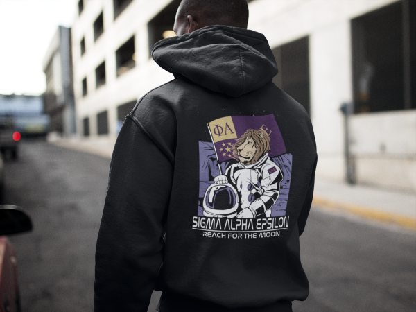 Sigma Alpha Epsilon Graphic Hoodie | Space Lion Fashion