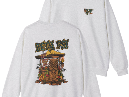 Zeta Psi Graphic Crewneck Sweatshirt | Tiki Time Sale