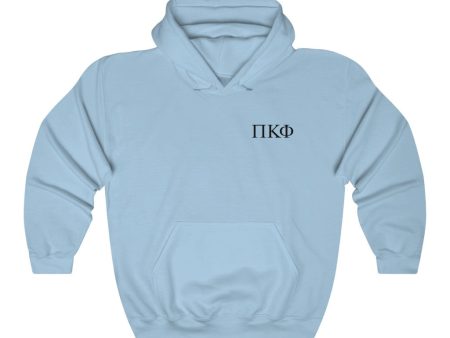 Pi Kappa Phi Graphic Hoodie | Black Greek Letter LC Hot on Sale