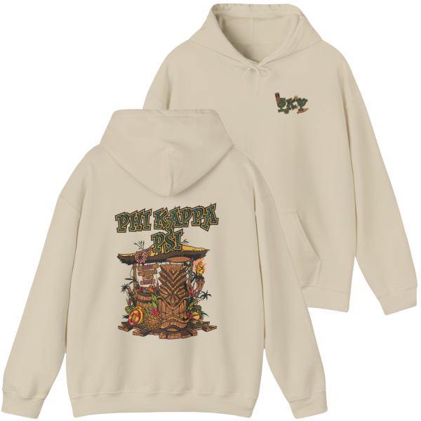 Phi Kappa Psi Graphic Hoodie | Tiki Time on Sale