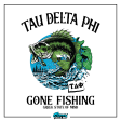 Tau Delta Phi Graphic Hoodie | Gone Fishing Discount