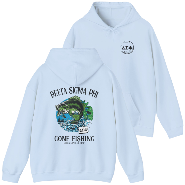 Delta Sigma Phi Graphic Hoodie | Gone Fishing Online Hot Sale