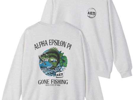 Alpha Epsilon Pi Graphic Crewneck Sweatshirt | Gone Fishing Online Sale