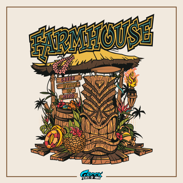 FarmHouse Graphic Hoodie | Tiki Time on Sale