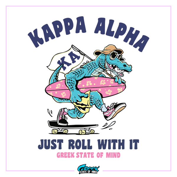 Kappa Alpha Graphic Hoodie | Alligator Skater Hot on Sale